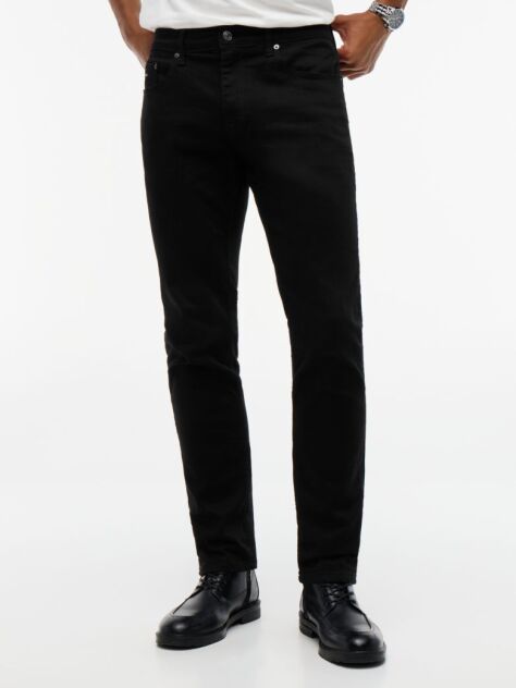 Denim Scanton Slim Black Jeans  Men