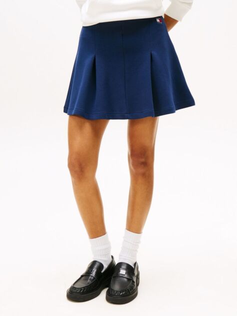 Blue Fusta Mini Fit-And-Flare  Femei