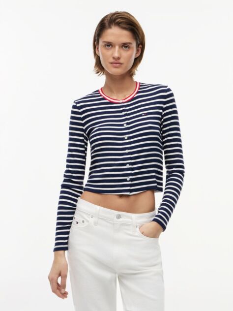 Multi Cardigan Subtire Din Jersey  Femei