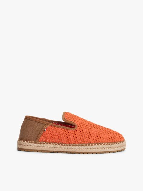 Portocaliu Espadrile Tricotate Flexibile  Barbati