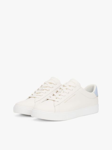 Alb Pantofi Sport Essential Din Piele Metalizata  Femei