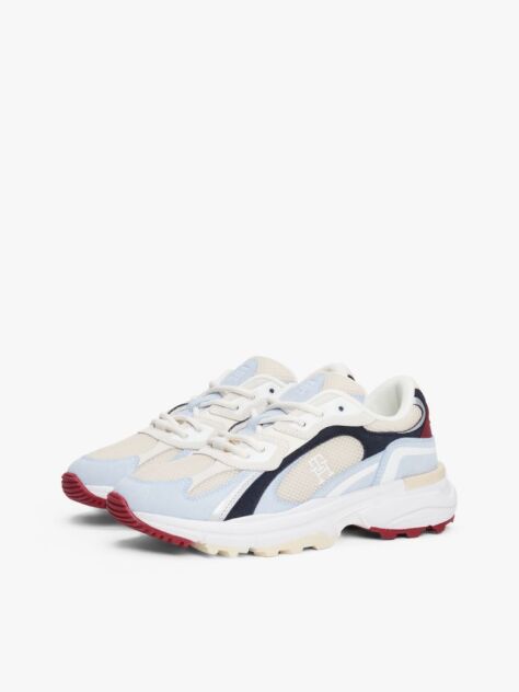 Multi TH Monogram Mesh Panel Cleat Trainers  Women
