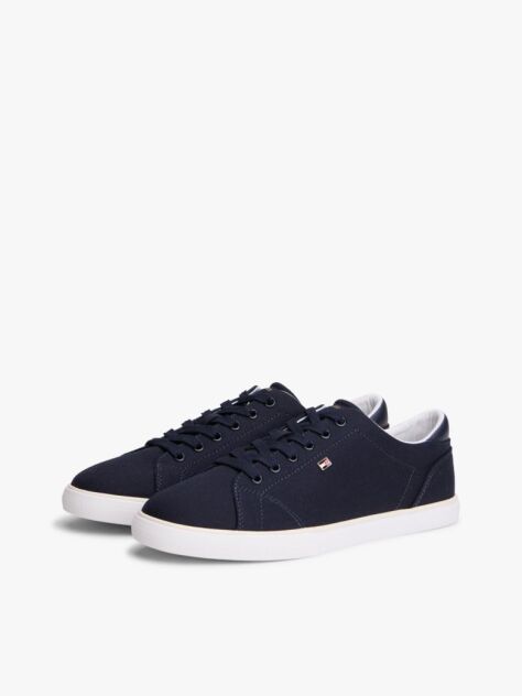 Blue Adidasi Din Panza Cu Sireturi Low Profile  Femei