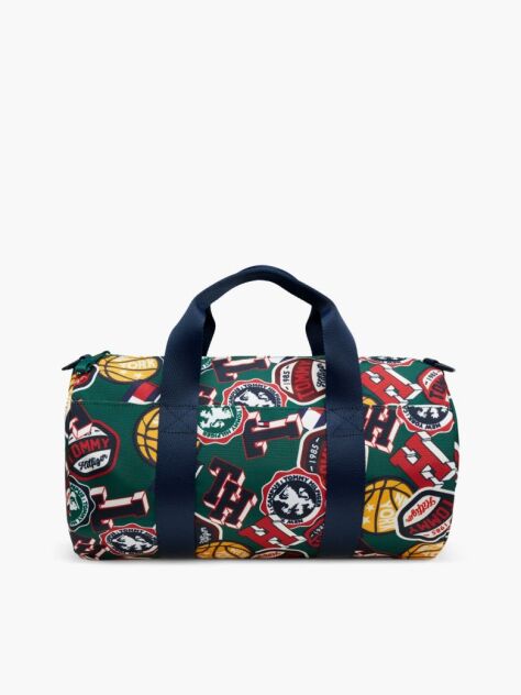 Multi Kids' Textile Varsity Logo Duffel Bag  Kids Unisex