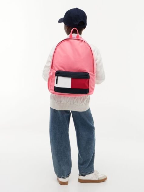 Roz Rucsac Pentru Copii Essential Signature Cu Buzunare Si Blocuri De Culori  Copii unisex