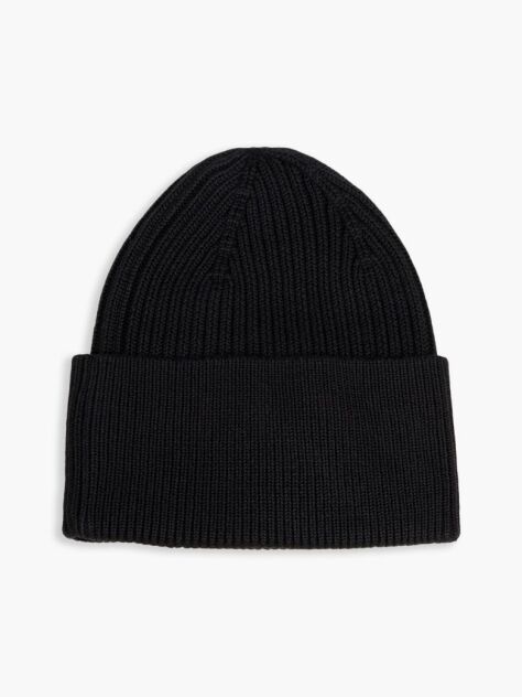 Negru Caciula Tricotata Ribbed Cu Logo Heritage  Copii unisex