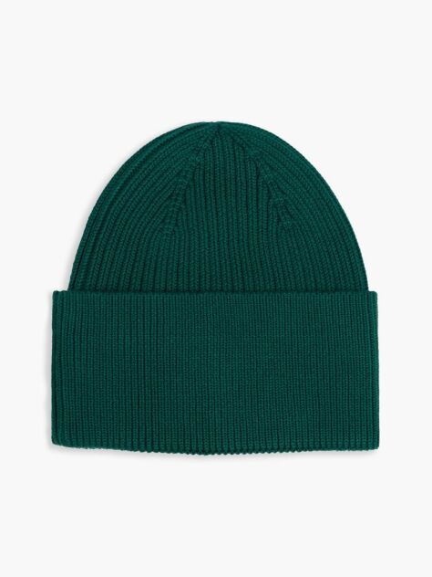 Green Kids' Heritage Flag Logo Rib-Knit Beanie  Kids Unisex