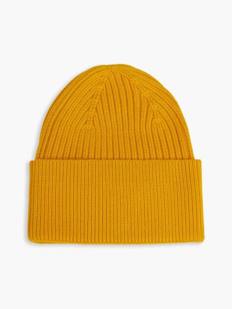 Yellow Kids' Heritage Flag Logo Rib-Knit Beanie  Kids Unisex