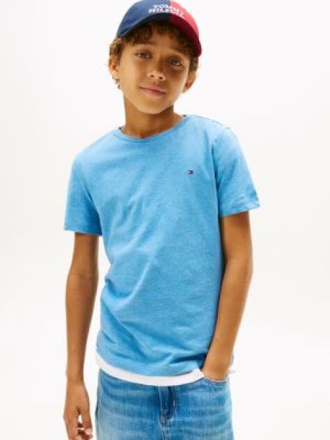 Blue ESSENTIAL ORGANIC COTTON T-SHIRT  Boys