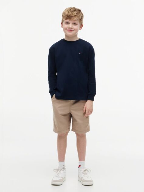 Blue Tricou Essential Din Jersey Cu Maneca Lunga  Baieti
