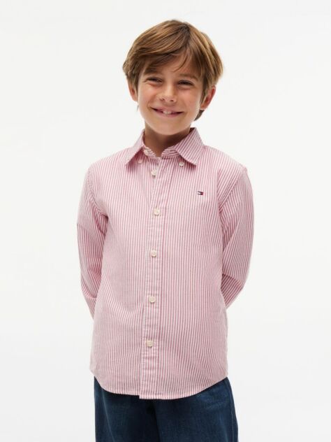Multi Stretch Cotton Poplin Shirt  Boys
