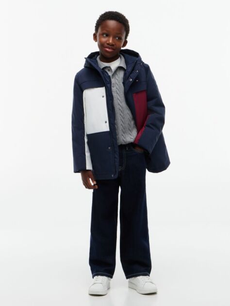 Blue 3-In-1 Relaxed Parka Jacket  Boys
