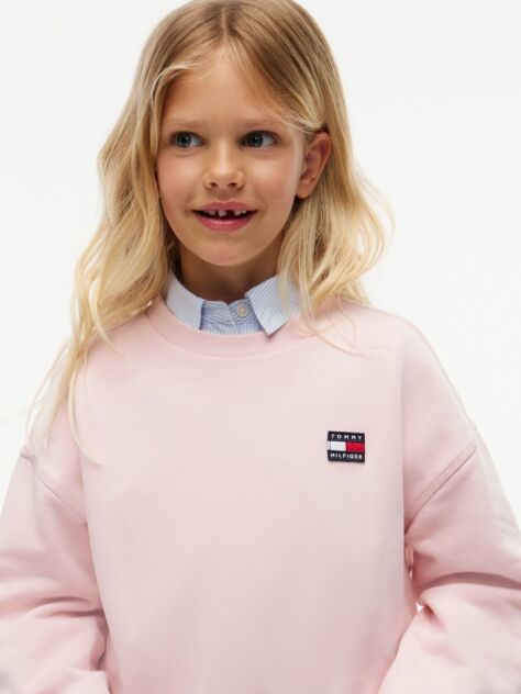 Pink Heritage Logo Sweatshirt And Leggings Set  Girls