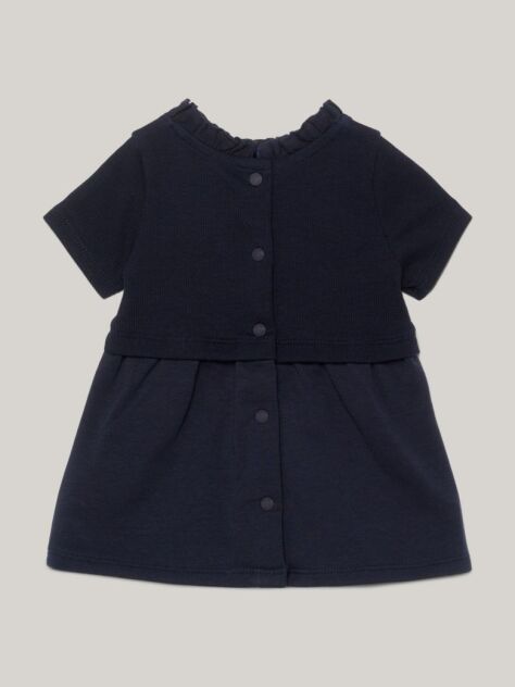 Blue Rochie Mini Essential Cu Guler Cu Volane  Nou nascuti