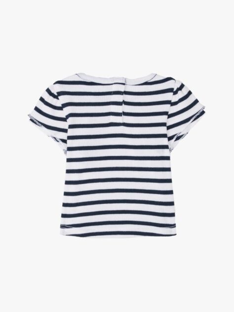 Multi Tricou Cu Dungi Si Textura Rasucita  Nou nascuti