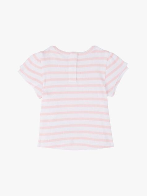 Multi Tricou Cu Dungi Si Textura Rasucita  Nou nascuti