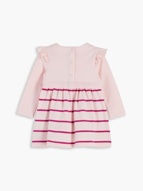 Pink Essential Frill Long Sleeve Dress  Newborn