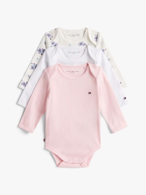 Multi Set De 3 Body-uri Cu Maneci Lungi Si Imprimeu  Nou nascuti