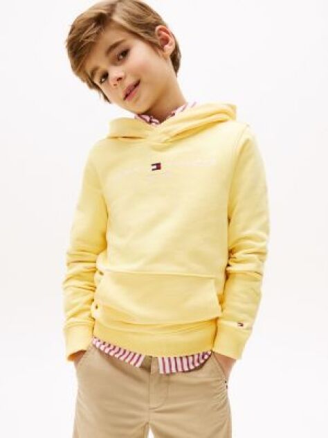 Yellow Essential Logo Hoody  Kids Unisex