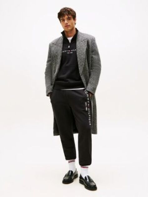 Negru Pantaloni Cu Logo Tommy  Barbati