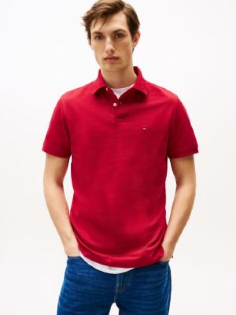 Rosu Polo Regular Fit 1985 Collection  Barbati