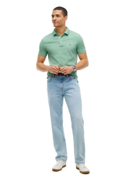 Green 1985 Collection Slim Fit Pique Polo  Men