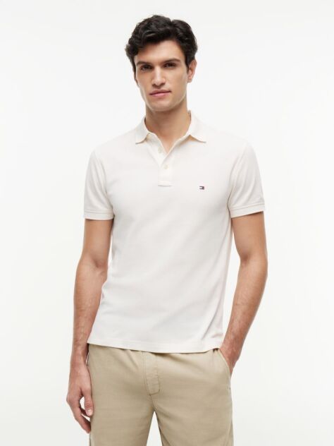 Beige 1985 Collection Slim Fit Pique Polo  Men