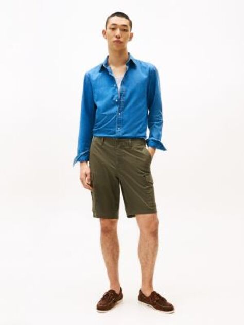 Verde Pantaloni Scurti Harlem Relaxed Cargo 1985 Collection  Barbati