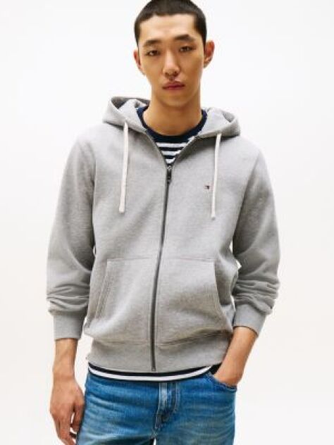 Gri Hanorac Fleece Zip-Thru   Barbati