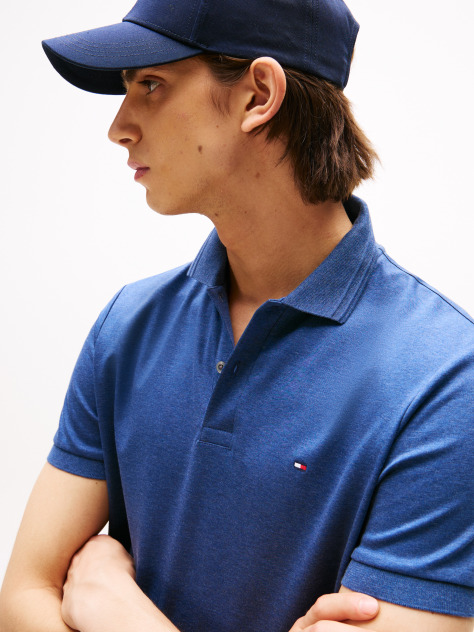 Blue Polo Regular Cu Interlock De Lux  Barbati
