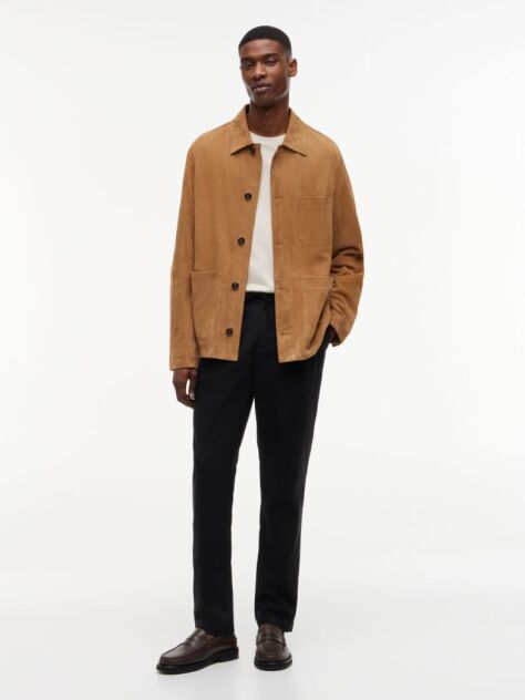 Negru Pantaloni Twill Harlem Tapered Performance  Barbati