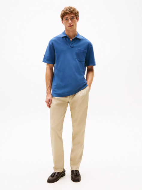 Khaki Pantaloni Twill Harlem Tapered Performance  Barbati