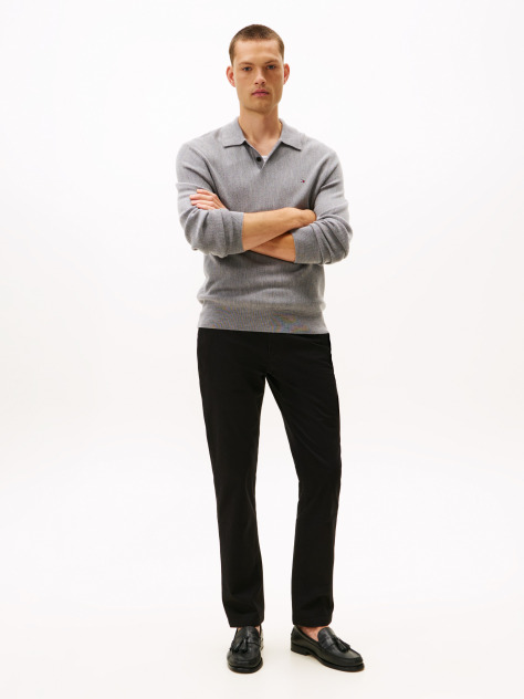 Negru Denton Chinos  Barbati