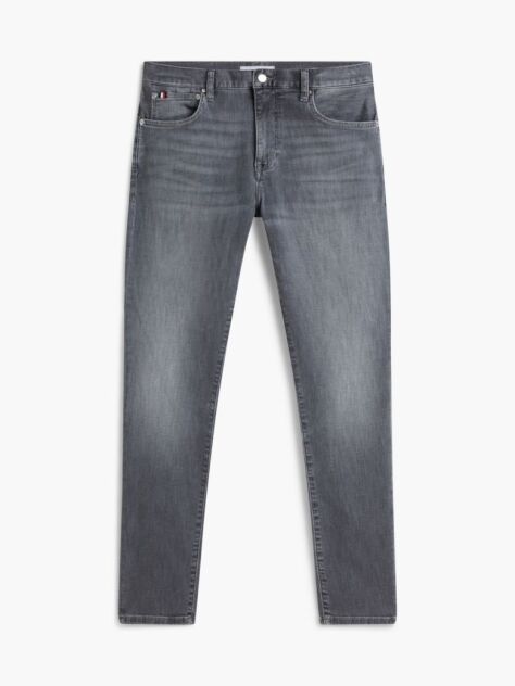 Gri Blugi Slim Decolorati Bleecker  Barbati