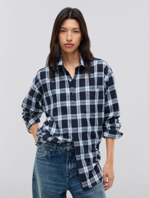 Blue Tommy Hilfiger x FRGMT Regular Check Shirt  Men