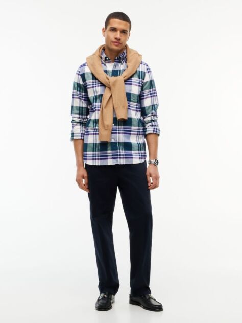 Multi Camasa In Carousi Tartan Cu Croiala Regular  Barbati