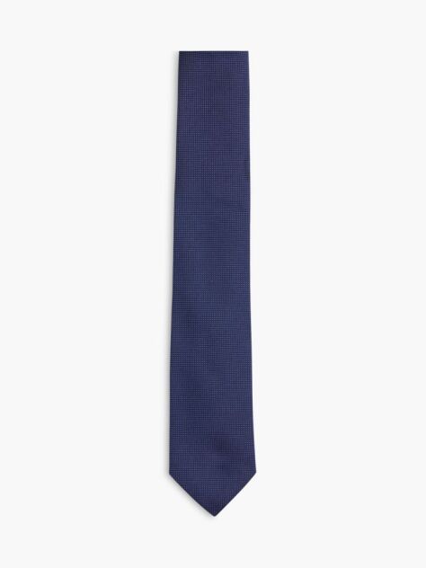 Blue Cravata New York Label Din Matase Cu Imprimeu  Barbati