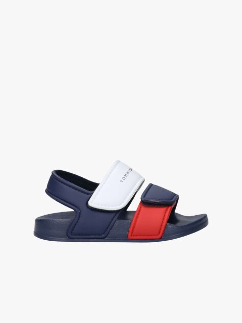 Multi Sandale Cu Logo Si Sistem Hook And Loop  Copii unisex