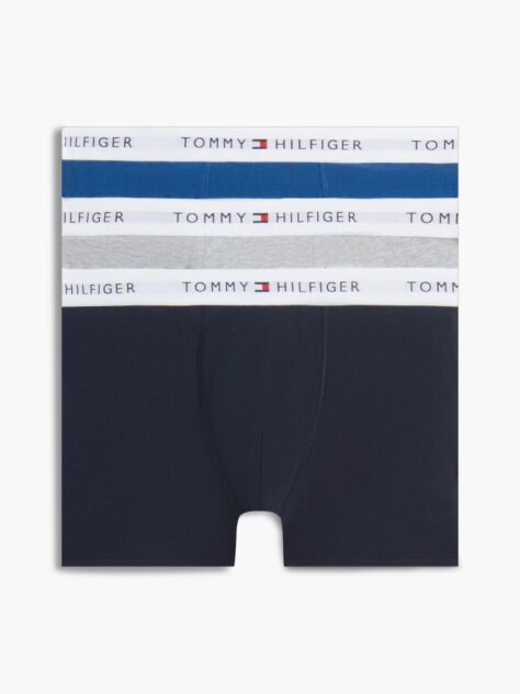 Multi 3-Pack Boxeri Cu Signature Logo Pe Talie  Baieti