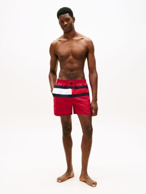Multi Pantalon Scurt De Baie Hilfiger Flag Lungime Medie  Barbati
