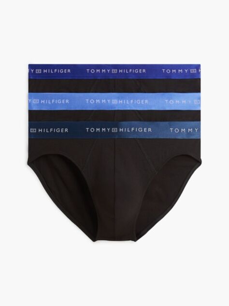 Blue 3-Pack Signature Chiloti Cu Logo Metalic Pe Talie  Barbati