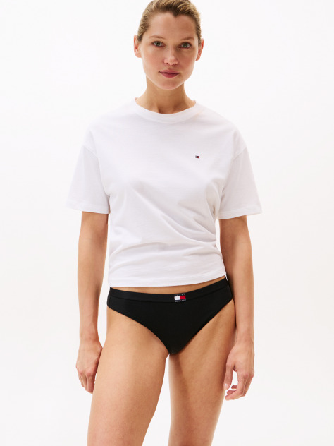 Negru Cutie Cadou 3-Pack Thong Cu Heritage Logo  Femei