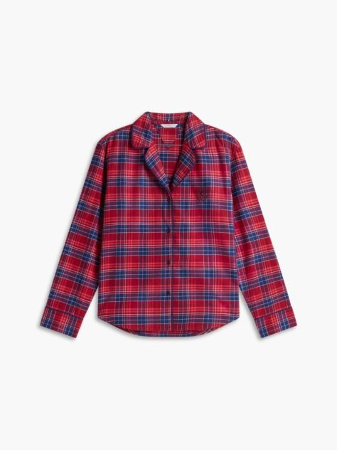 Multi Essential Set De Pijamale Din Flannel Cu Carouri  Femei