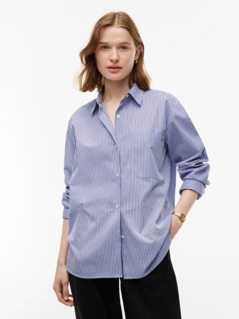Multi Camasa Oversized Din Poplin  Femei