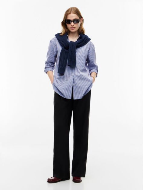 Multi Camasa Oversized Din Poplin  Femei