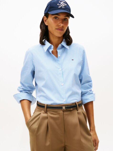 Blue Camasa Poplin Regular Fit  Femei