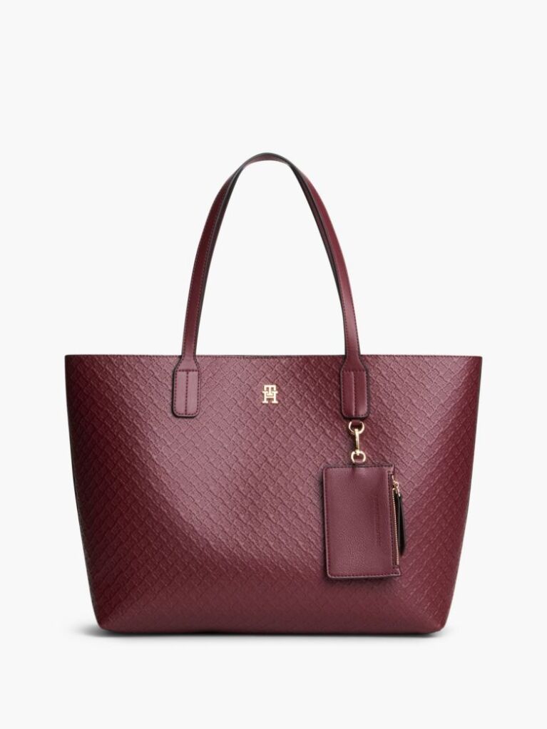 Rosu Geanta Tote Cu Portofel Hilfiger Icon  Femei