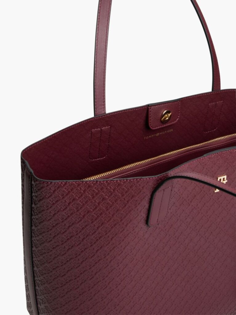 Rosu Geanta Tote Cu Portofel Hilfiger Icon  Femei