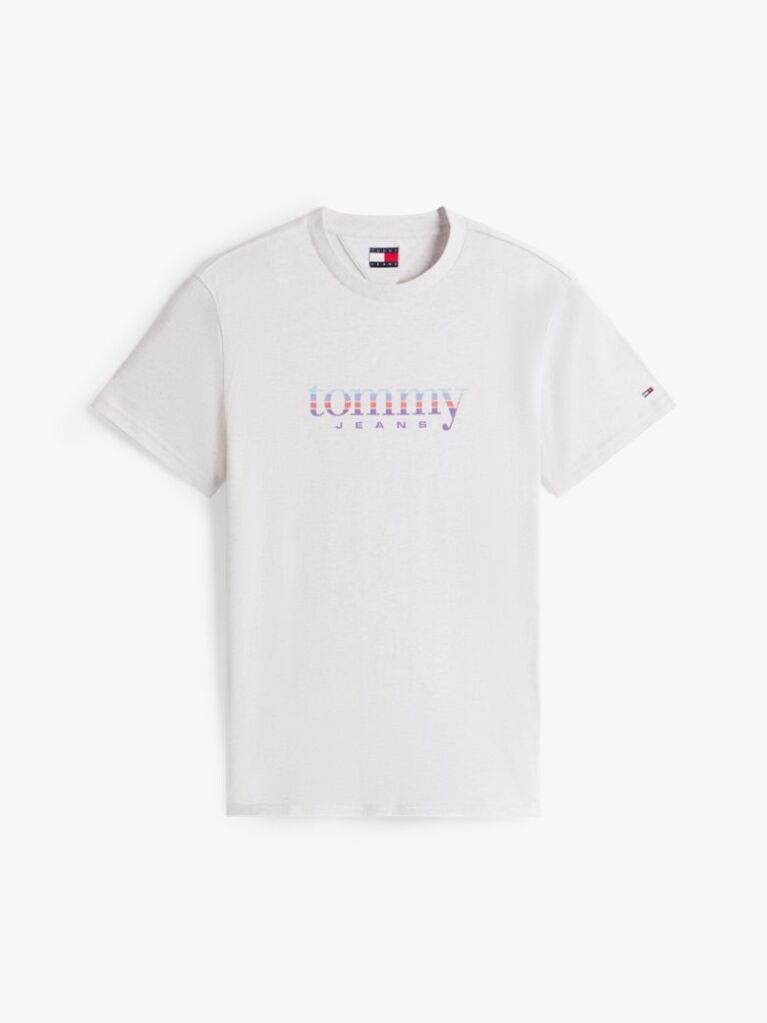 Gri T-Shirt Din Jerseu Cu Croiala Slim Si Logo  Barbati