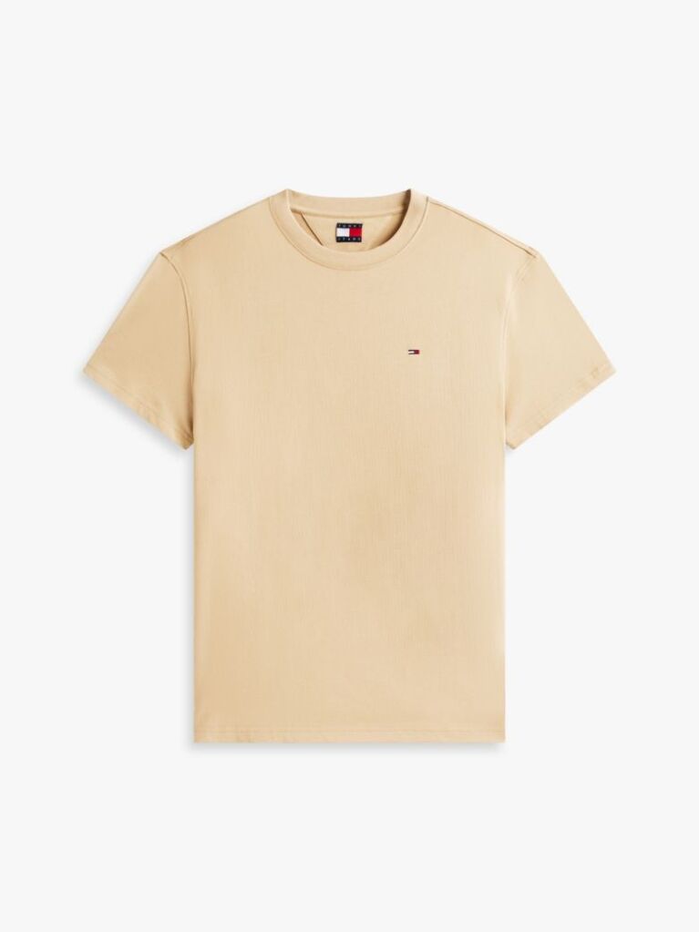 Bej Tricou Cu Guler Rotund Cu Steag Tommy  Barbati